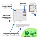 Ver imagem 5 de Cômoda Infantil Peroba New Uli 1 Porta 4 Gavetas