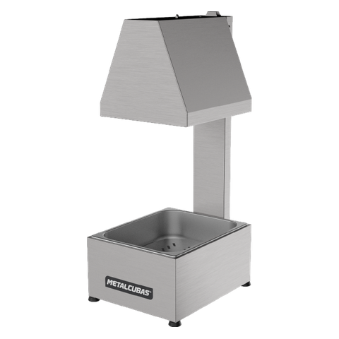 Conservador de Frituras Elétrico 1 Cuba Inox Metalcubas Mcf 01cp-127v