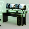 Mesa Gamer Escrivaninha com Porta CPU  - 2