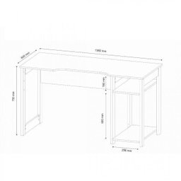 Mesa Gamer Escrivaninha com Porta CPU  - 8