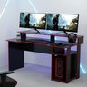 Mesa Gamer Escrivaninha com Porta CPU  - 2