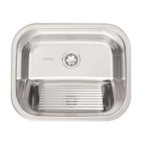 Tanque de Encaixe para Embutir Hera 34l em Aço Inox Polido 50x40 - Tramontina 94400407