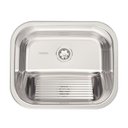 Ver imagem 1 de Tanque de Encaixe para Embutir Hera 34l em Aço Inox Polido 50x40 - Tramontina 94400407
