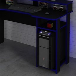 Mesa Gamer Escrivaninha com Porta CPU  - 6