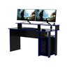 Mesa Gamer Escrivaninha com Porta CPU  - 9