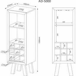 Adega para 9 Garrafas  - 4