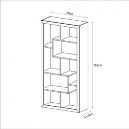 Estante Multiuso Vertical ou Horizontal 159cmx 78cm E1712 - 4
