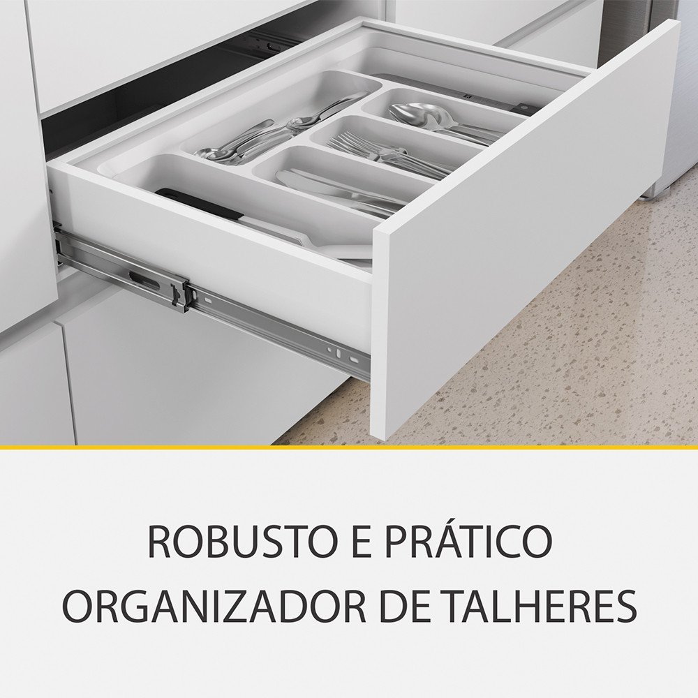 Cozinha 4 Peças Ripado Rainha 100 Mdf - 7
