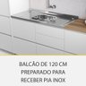 Cozinha Modulada 4 Peças Ripado Rainha 100 Mdf - 4