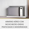 Cozinha Modulada 4 Peças Ripado Rainha 100 Mdf - 3