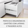 Cozinha Modulada 4 Peças Ripado Rainha 100 Mdf - 2