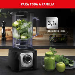 Liquidificador Power Max Limpa Facil 1200w 110v - 4