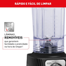 Liquidificador Power Max Limpa Facil 1200w 110v - 3