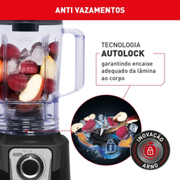Liquidificador Power Max Limpa Facil 1200w 110v - 7