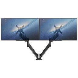 Suporte para Monitor até 28 Duplo com Regulagem Contínua de Altura Octoo Clipway-m2-base Titanium - 5
