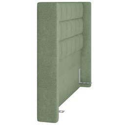 Kit Cabeceira Cama Box Paris 195 Cm com Puff Recamier Itália P05 Bouclê Oliva - Lyam Decor - 8