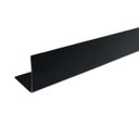 Ver imagem 2 de Perfil Cantoneira 25x25mm Alumínio Preto - 3 Metros