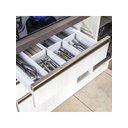 Ver imagem 2 de Divisor de Talheres Organizador de Gaveta Jomer 9570 ou 9571 Cor: Bronze