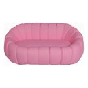 Ver imagem 3 de Namoradeira Concha Decorativa 190cm Sala Suede:rosa/liso