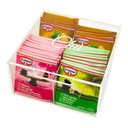 Ver imagem 1 de Caixa Acrílica Organizadora, Sachê Porta Chá 4 Divisórias Make Laser Caixa porta chá Acrílico