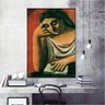 Quadro Pablo Picasso O Absinto Feminino:60x40 cm/BORDA INFINITA - 4