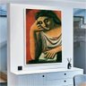 Quadro Pablo Picasso O Absinto Feminino:60x40 cm/BORDA INFINITA - 8
