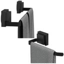 Ver imagem 3 de Kit de Acessórios para Banheiro Ventosa Preto 2 Peças F.max