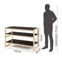 Ver imagem 4 de Aparador Madeira Maciça Guará Yescasa