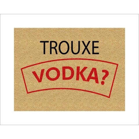 Tapete Capacho Trouxe Vodka