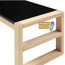 Ver imagem 6 de Mesa de Centro Retangular de Madeira Maciça Guará Yescasa Preto