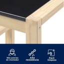 Ver imagem 5 de Mesa Lateral Quadrada Madeira Maciça Guará Yescasa