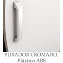 Ver imagem 5 de Gabinete para Banheiro 1 Porta sem Cuba 60cm Duna Branco/Nogal