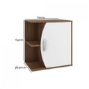 Ver imagem 4 de Gabinete Para Banheiro 1 Porta sem Cuba 60cm Duna 