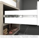 Ver imagem 7 de Gabinete para Banheiro 1 Gaveta 60cm sem Cuba Malta Branco/Barrique