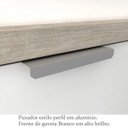 Ver imagem 5 de Gabinete para Banheiro 1 Gaveta 60cm sem Cuba Malta Branco/Barrique