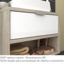 Ver imagem 6 de Gabinete para Banheiro 1 Gaveta 60cm sem Cuba Malta Branco/Barrique