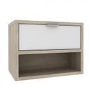 Ver imagem 3 de Gabinete para Banheiro 1 Gaveta 60cm sem Cuba Malta Branco/Barrique