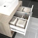 Ver imagem 2 de Gabinete para Banheiro 1 Gaveta 60cm sem Cuba Malta 