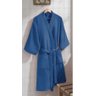 Roupão De Banho Adulto Macio Velour Liso Com Manga Döhler G - Azul - 1