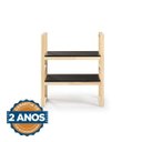 Ver imagem 5 de Estante para Livros Multiuso 2 Prateleiras Madeira Maciça Baixa Guará Yescasa