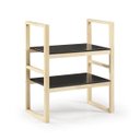 Ver mais imagens de Estante para Livros Multiuso 2 Prateleiras Madeira Maciça Baixa Guará Yescasa