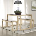 Ver imagem 3 de Mesa de Jantar 4 Lugares Madeira Maciça Guará Yescasa