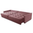 Ver imagem 3 de Sofá Cama Retrátil e Reclinável 2,10m com Molas Cairo Veludo Mirra Decor