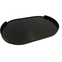 Ver imagem 1 de Bandeja Decorativa de Metal com Vidro Preto P
