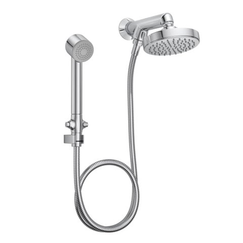 Chuveiro+desviador+ducha Manual Flex Cromado - Deca Deca Metais