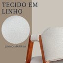 Ver imagem 7 de Kit 6 Poltronas Sala de Estar Linho Marfim Design Atemporal & Versátil com Braços