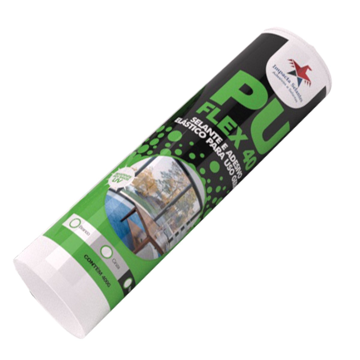 Selante e Adesivo Elástico PU Flex 40 Branco Uso Geral 400g - 2
