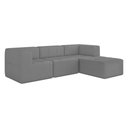 Ver imagem 1 de Sofá Modulado 4 Lugares 231cm Espuma D33 Multimóveis Cr45360 Cinza