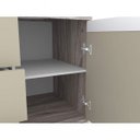 Ver imagem 6 de Conjunto para Banheiro Gabinete com Cuba Espelheira e Armário Lateral Espresso Móveis