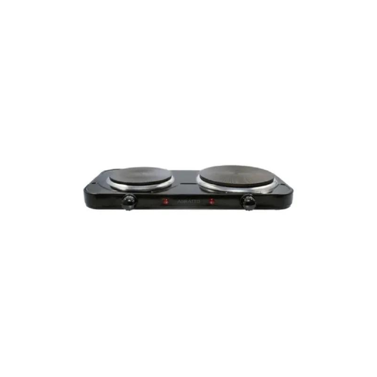 Fogão Elét. Preto 2 Bocas de Mesa Portátil Agratto 110v
